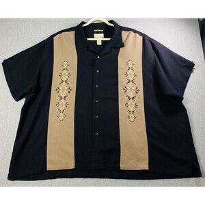 Cubavera Herencia Heritage Fit Embroidered Shirt Size 4X Big Men